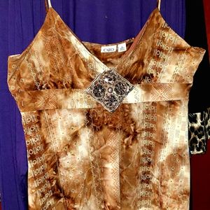 Blouse/spaghetti string top